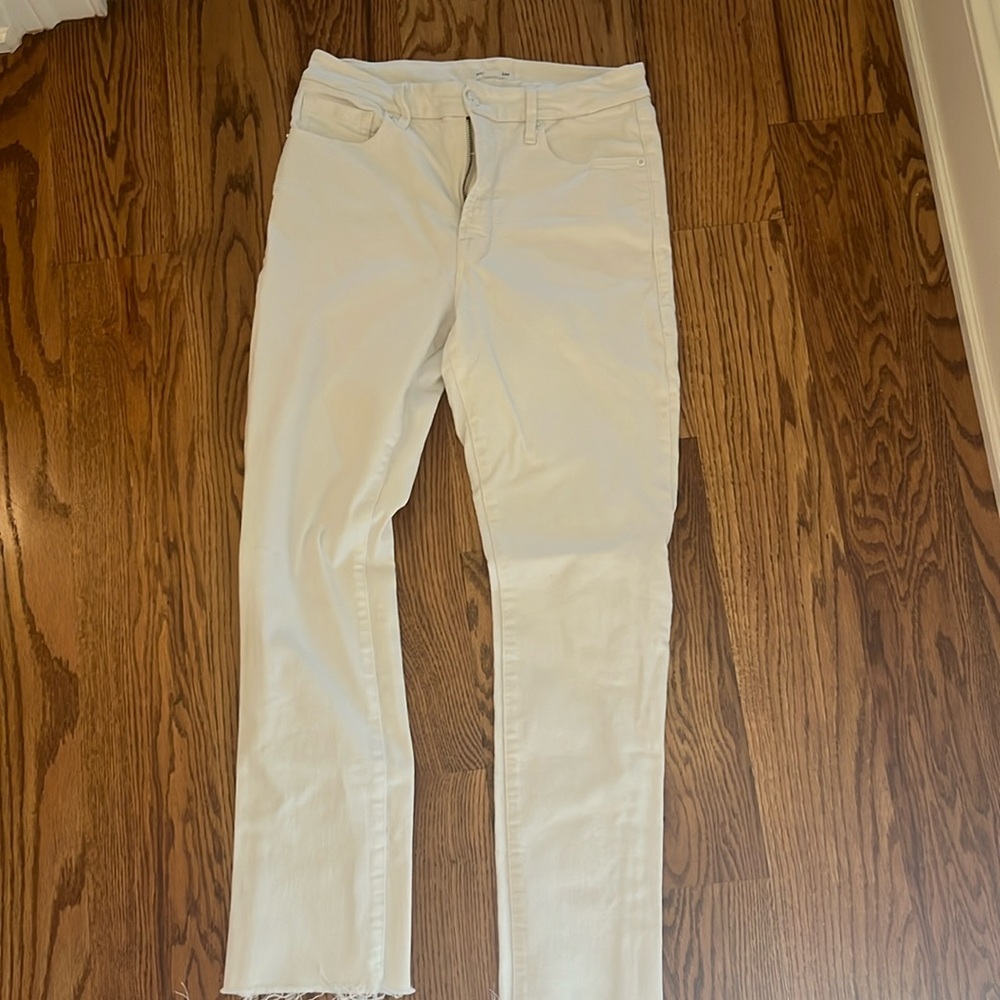 Good American white jeans